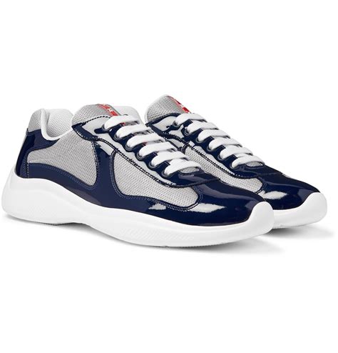 prada navy sneakers